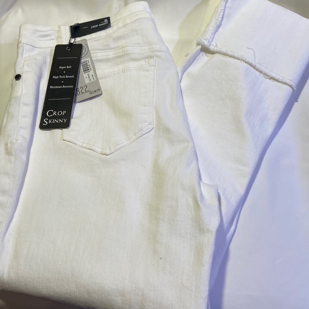 White 1822 stretch jeans
